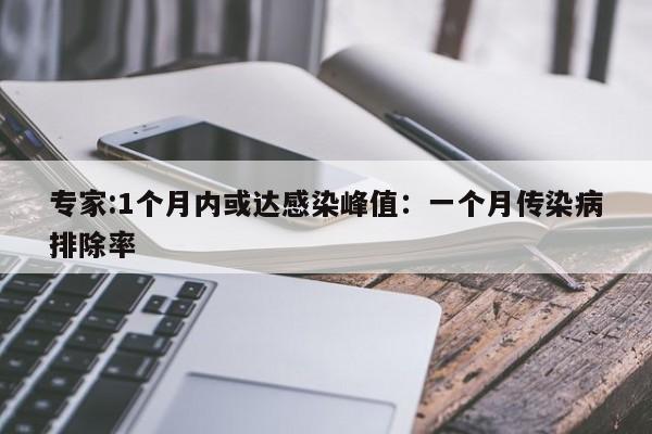 专家:1个月内或达感染峰值:一个月传染病排除率